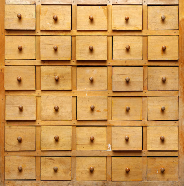 istock Old wooden closet with drawers 1210793552