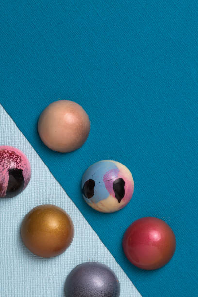 istock Colorful modern chocolate bonbon truffles 1210798385