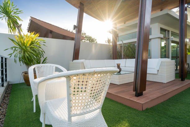 istock exterior rooftop balcony with pavilion 1210801766