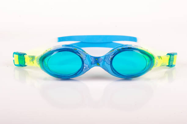 istock Swimming goggles isolated on the bright background 1210803768