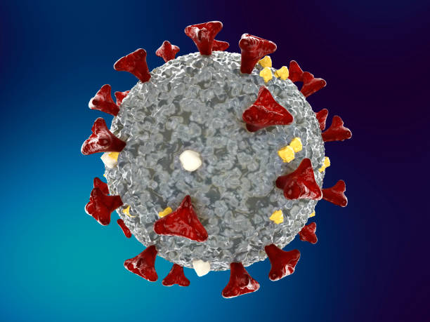 istock Coronavirus 2019-nCov outbreak 3d render with blue background 1210803842