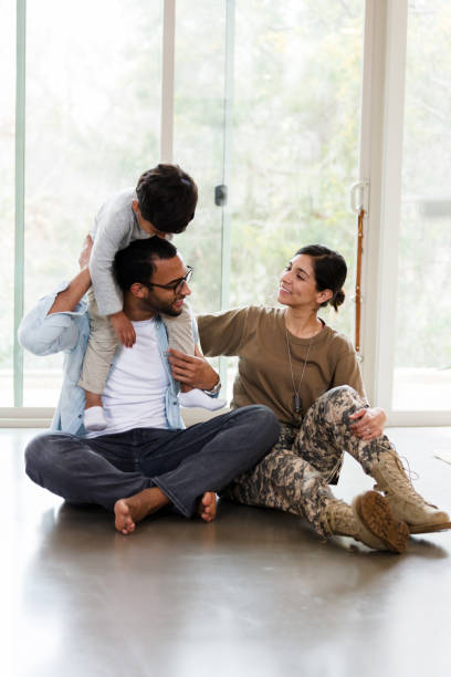 istock Playful family enjoy time together 1210808095