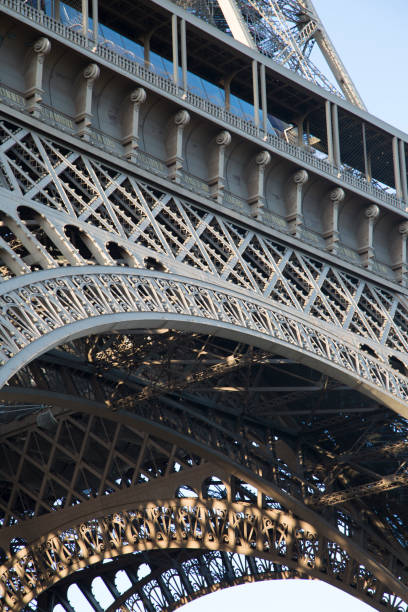 istock Base of Eiffel Tower in Paris 1210808315