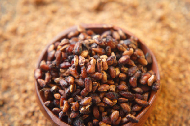 istock dry pomegranate seeds on wooden spoon 1210808569