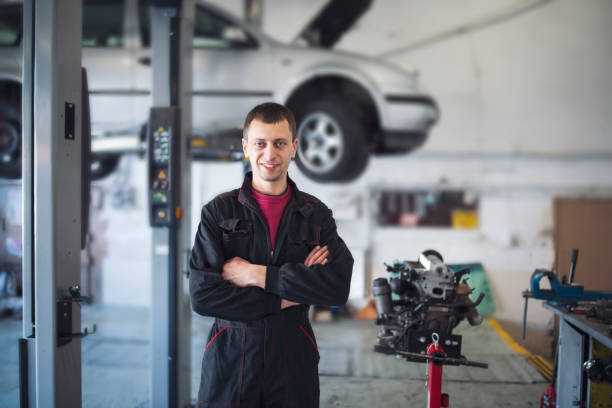 istock Portrait Of Mechanic 1210811281
