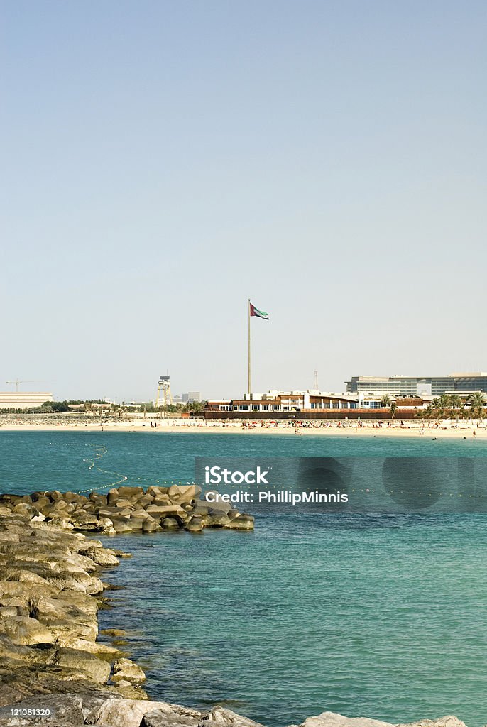 Jumeirah Beach - Foto stock royalty-free di Abbronzarsi