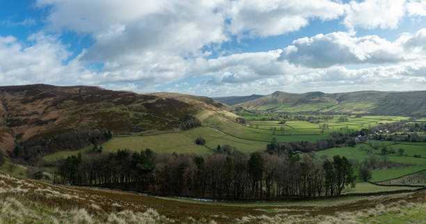 istock Edale Valley in the snow 1210814501