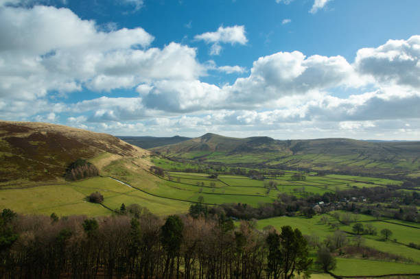 istock Edale Valley in the snow 1210815055