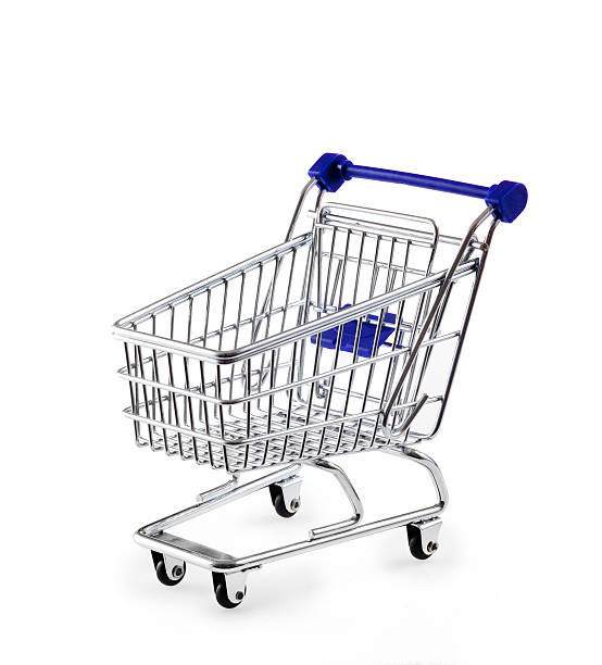 istock Shopping cart incl. masking path for placing objects into it 121082068