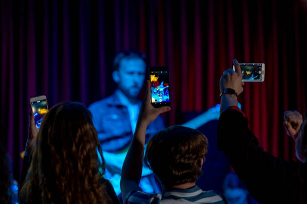 istock Taking picture in at a concerts 1210823156