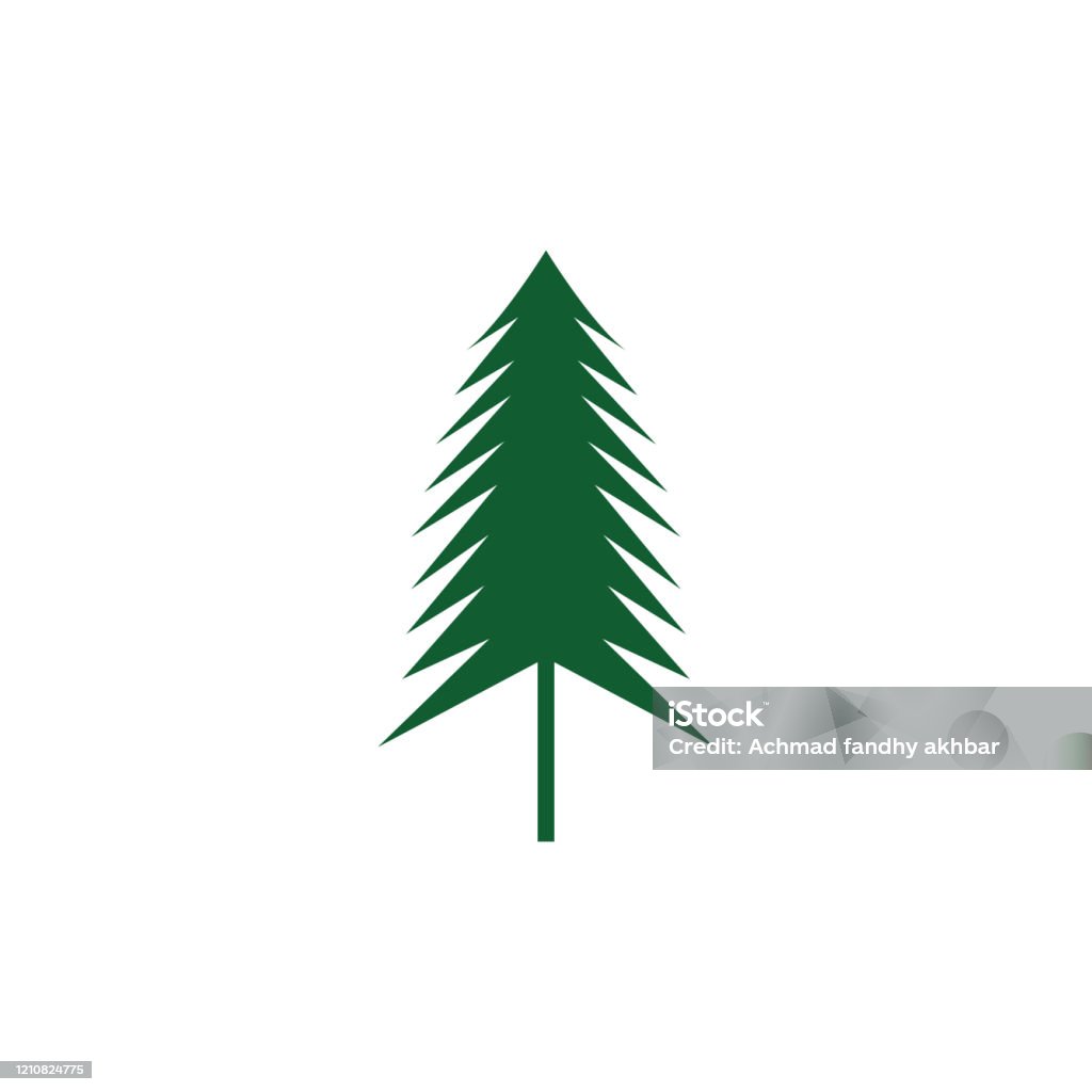 Spruice Tree Vector Spruce Tree Vector Image Stock Illustration - Download Image Now ...