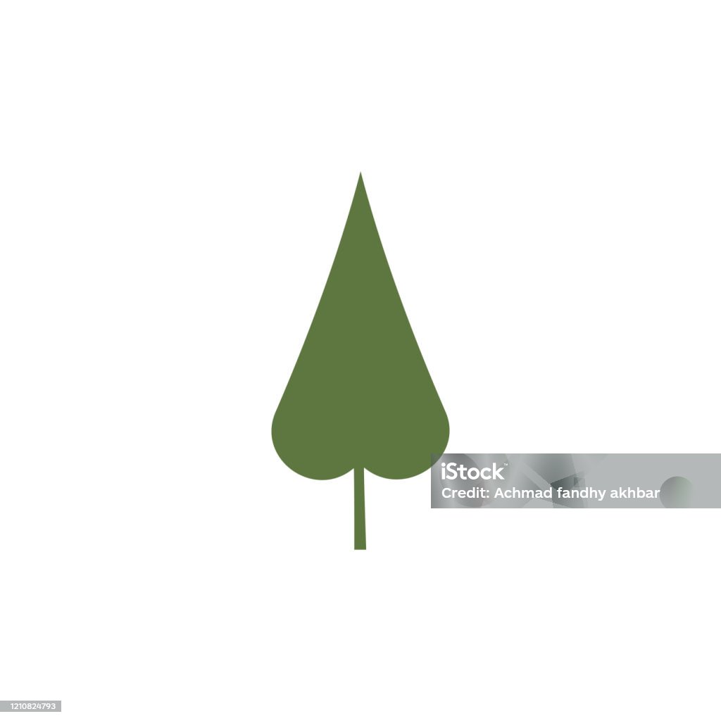 Spruice Tree Vector Spruce Tree Vector Image Stock Illustration - Download Image Now ...