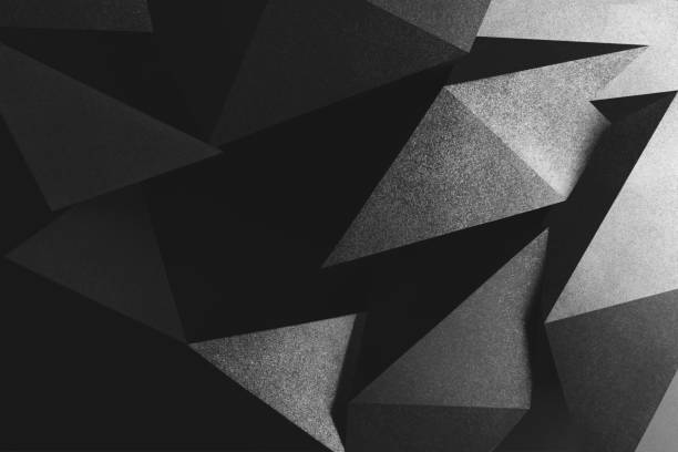 istock Abstract with elements of paper, geometric shapes composition 1210824843