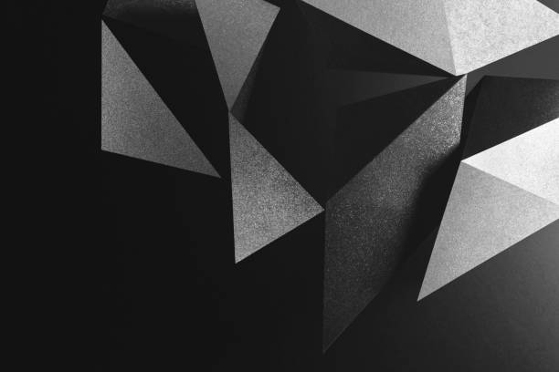 istock Abstract with elements of paper, geometric shapes composition 1210825519