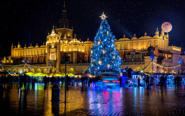 istock Christmas time in Krakow, Poland 1210827140