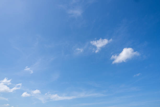 istock Blue sky with a little white cloud background 1210827959