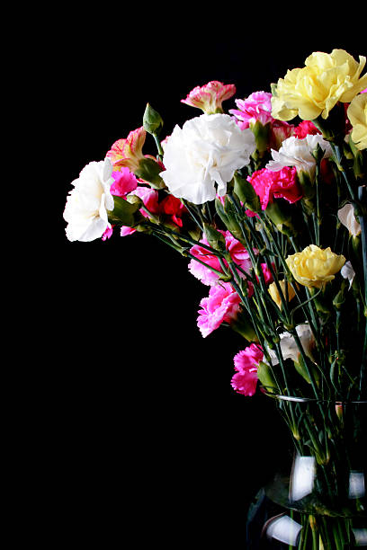 istock Flowers in a glass vase. 121082903