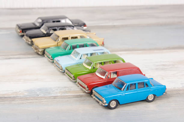 istock Hobby collection of die-cast car models 1210831964