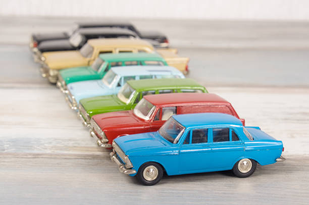 istock Hobby collection of die-cast car models 1210831982