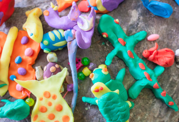 istock Little sea animals made with playdough 1210832138