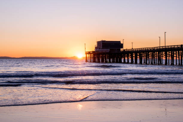 istock Winter sunset in Newport Beach 1210832996