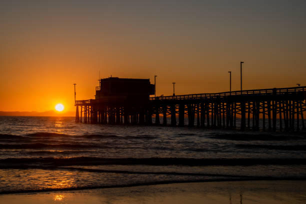 istock Winter sunset in Newport Beach 1210833016