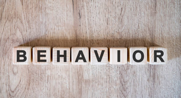 istock Behavior text word on wooden cubes on wooden background 1210834878