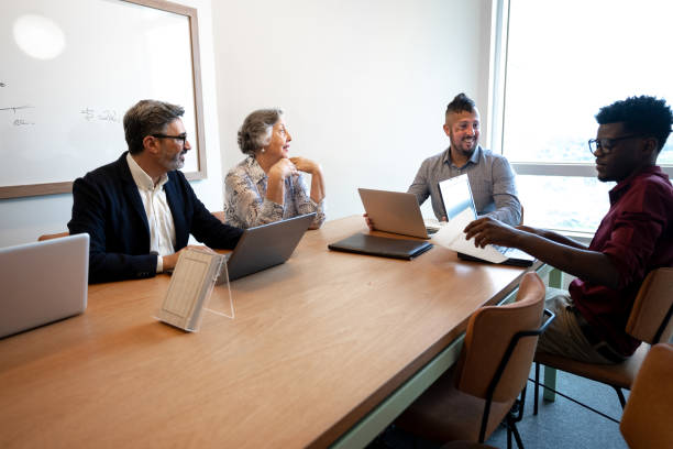 istock Business people at meeting room 1210835111