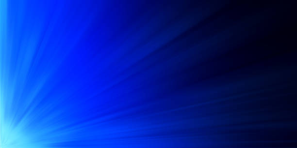 istock Abstract Sun on blue sky with lenses flare 1210836242