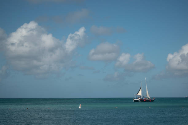 istock Beautiful winter day in Caribbean Islands 1210836244
