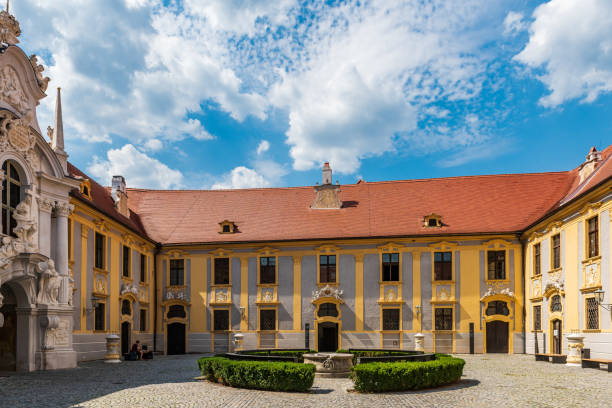 istock Courtyard of church in Durnstein 1210839314