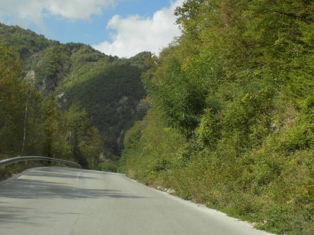 istock Country roads through the mountain 1210845012