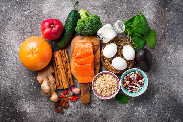 istock Fat burning products for weight losing 1210851577