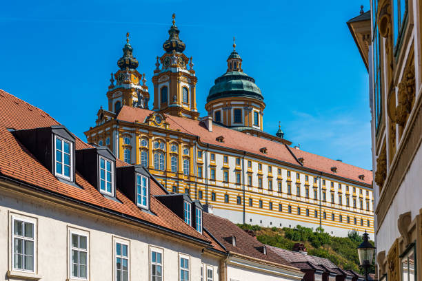 istock Melk Abbey in Wachau Valley, Austria 1210858307