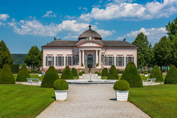 istock Pavilion in Melk Abbey Garden 1210858349