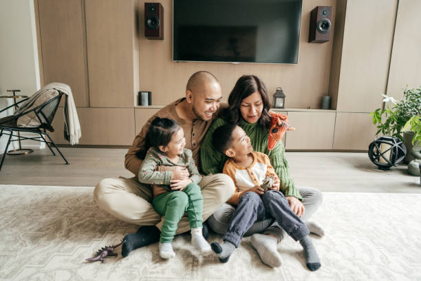 istock Family with two kids 1210861961