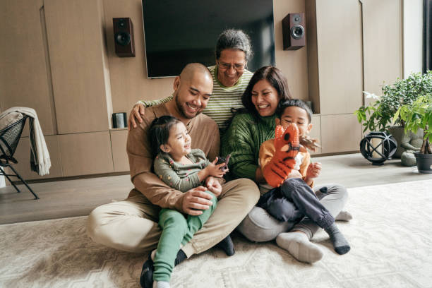 istock Family with two kids 1210861965