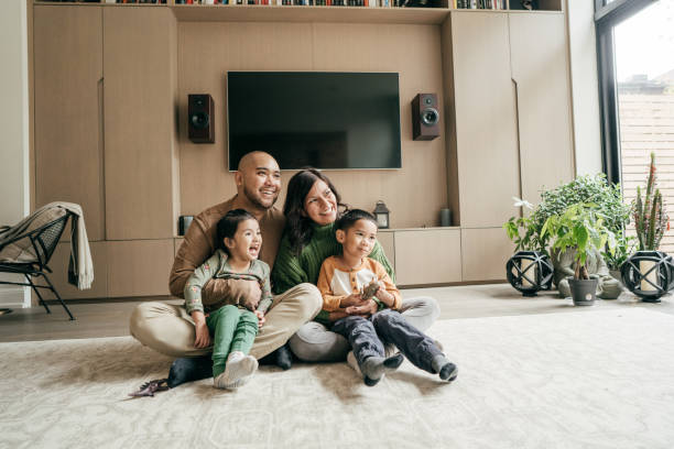 istock Family with two kids 1210861983