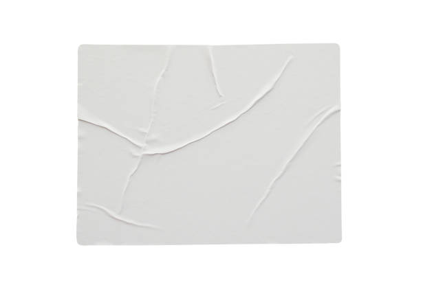 istock Paper sticker label isolated on white background 1210861993