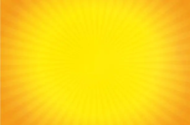 Vector illustration of Sunburst vector background