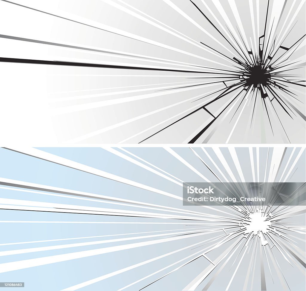 割れガラス - ガラスのロイヤリティフリーベクトルアート