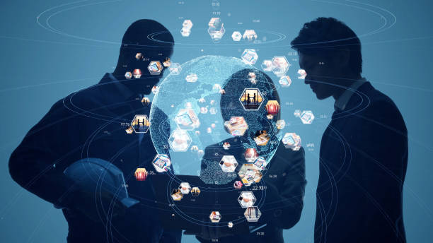 istock Global communication network concept. Worldwide business. Sustainable development goals. SDGs. 1210880990