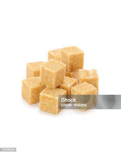 Cubetti Di Zucchero Di Canna - Fotografie stock e altre immagini di A forma di blocco - A forma di blocco, Affettuoso, Alimentazione non salutare