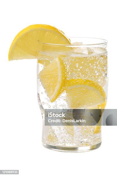 Lemon Drink In Water Stock Photo - Download Image Now - Alcohol - Drink, Bubble, Bumpy