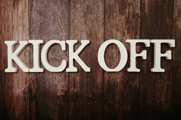 istock Kick Off alphabet letters on wooden background 1210893122