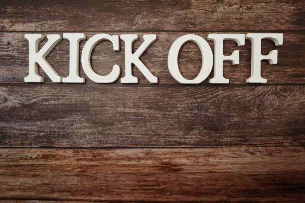 istock Kick Off alphabet letters on wooden background 1210893155