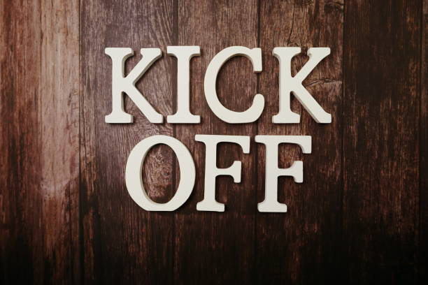 istock Kick Off alphabet letters on wooden background 1210893181