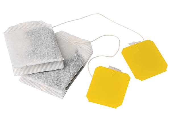 istock Two tea bags on a white background 121089586