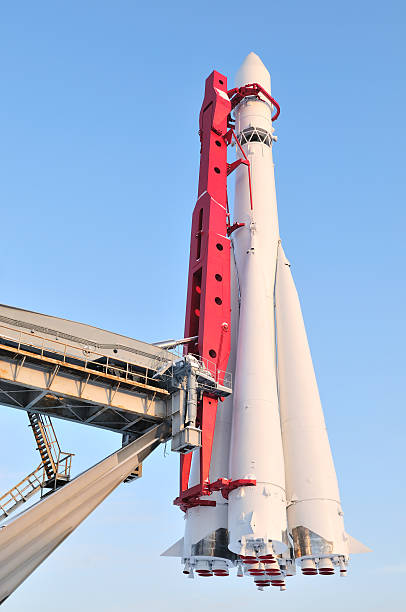 istock Monument of the First Russian space ship Vostok-1 121089624