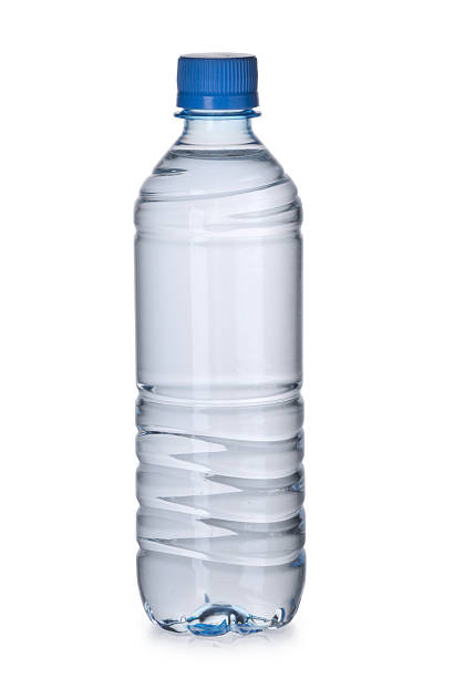 Plastic bottle with water stock photo